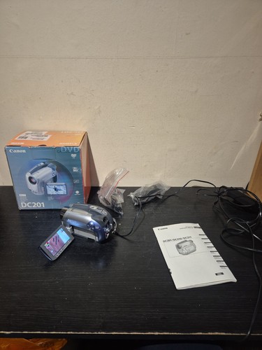 Canon dc201 videocamera dvd - canon,