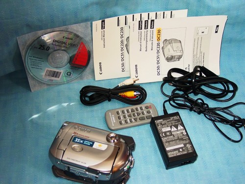 Canon 230 videocamera - bc, dvd